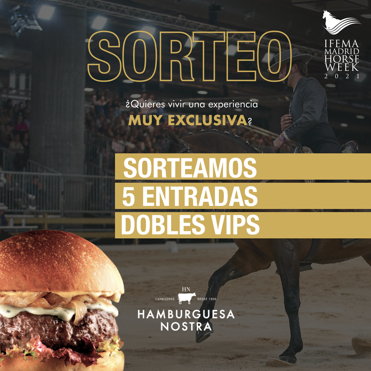 Sorteo entradas VIPS para Madrid Horse Week 