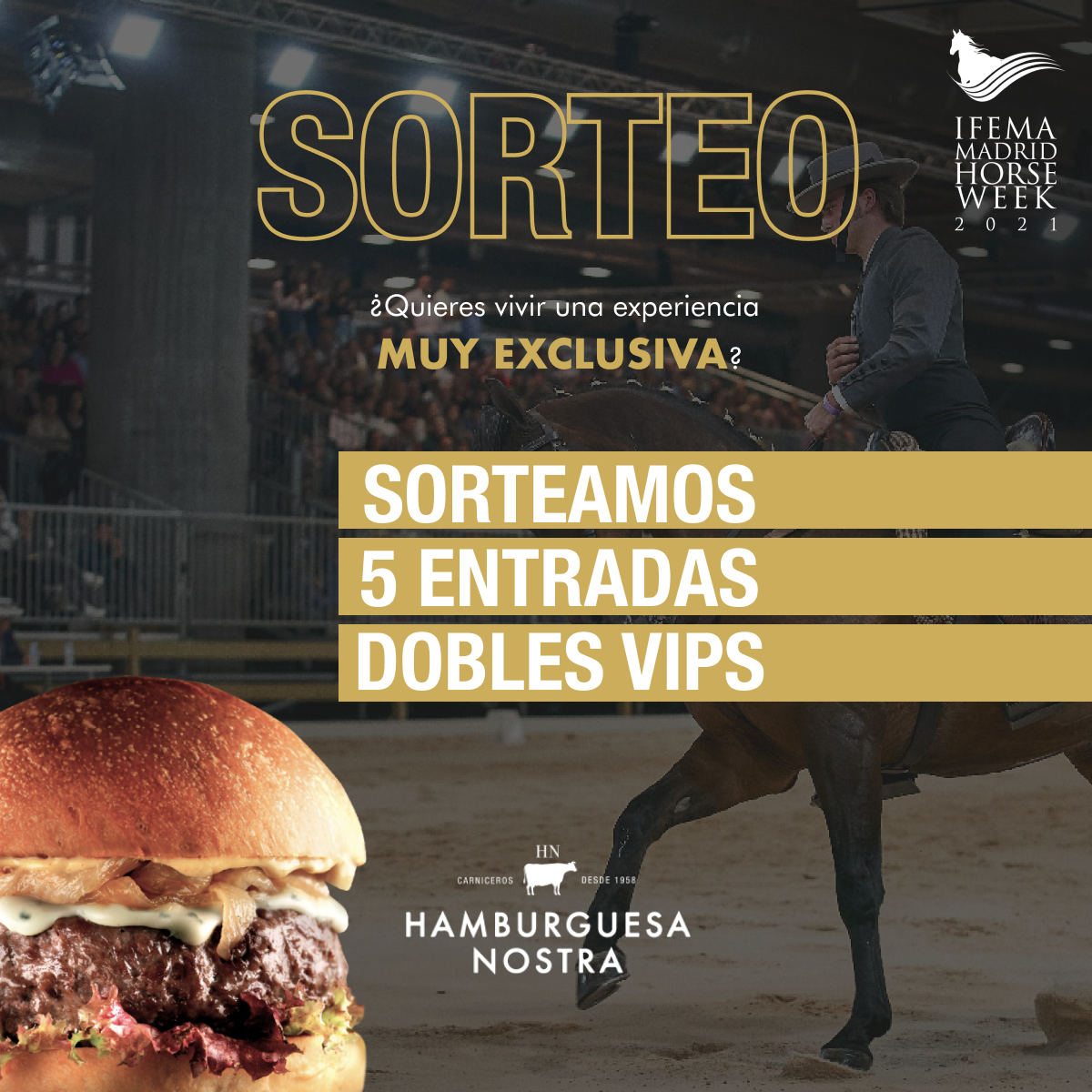 Sorteo entradas VIPS para Madrid Horse Week