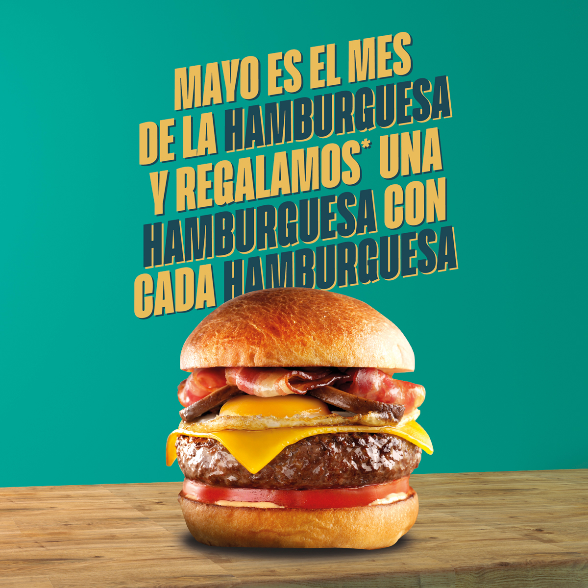 Mayo es el mes de la hamburguesa! 